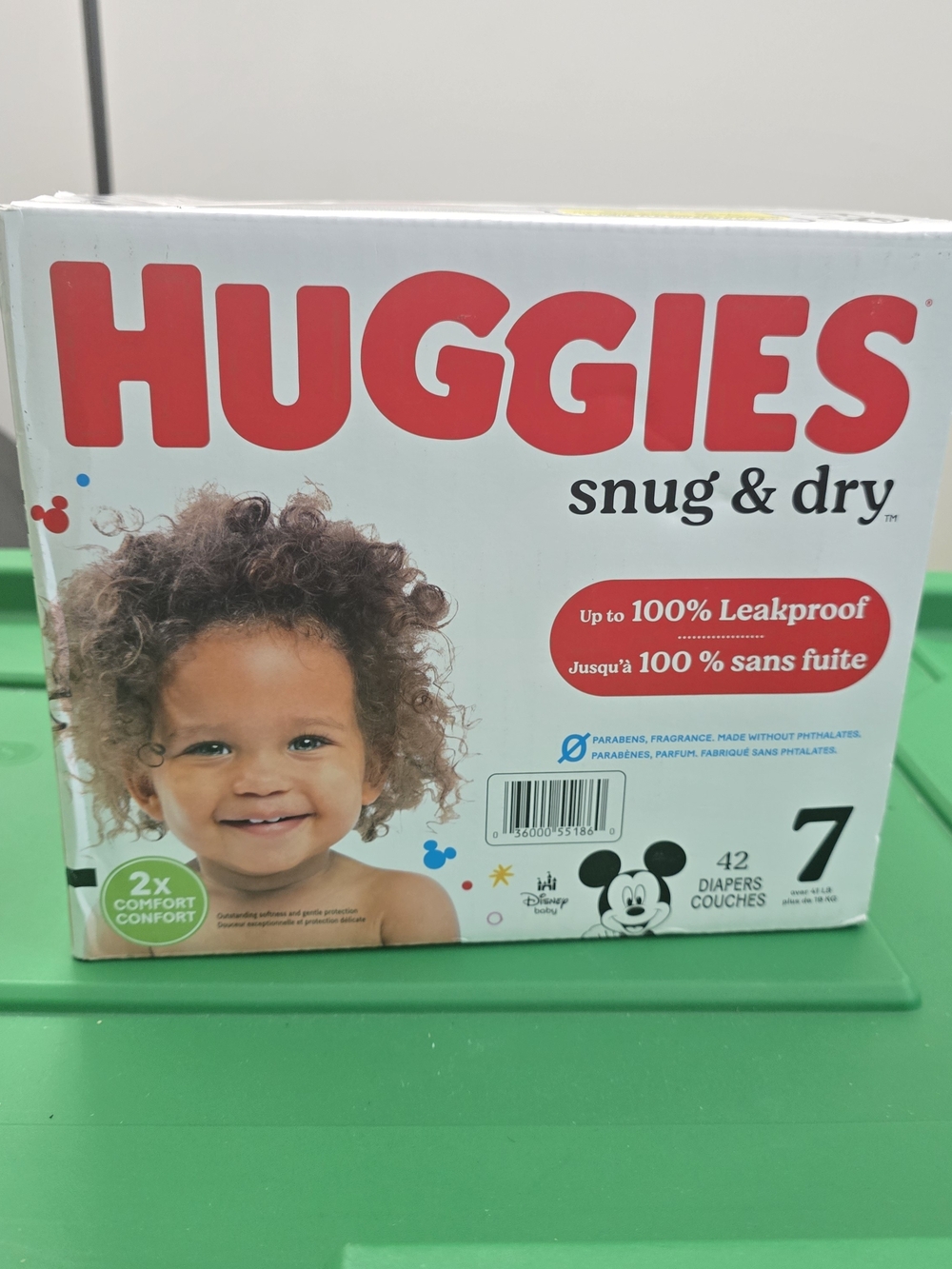 Huggies Snug & Dry 42 ct Box Sz 7 Diapers New in Box